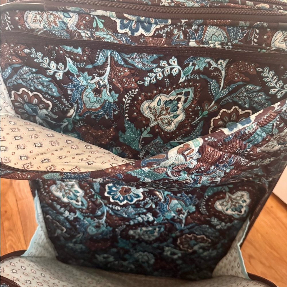 Vera Bradley Java Blue Large Suitcase - image 5